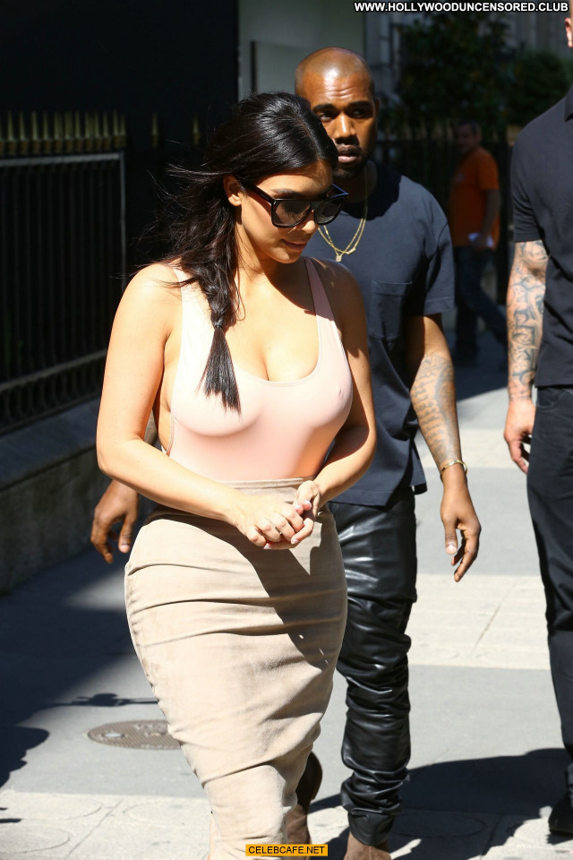 Kim Kardashian No Source  Celebrity Posing Hot Beautiful Paris Ass