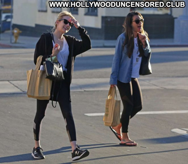 Emma Roberts Beverly Hills Celebrity Paparazzi Posing Hot Babe