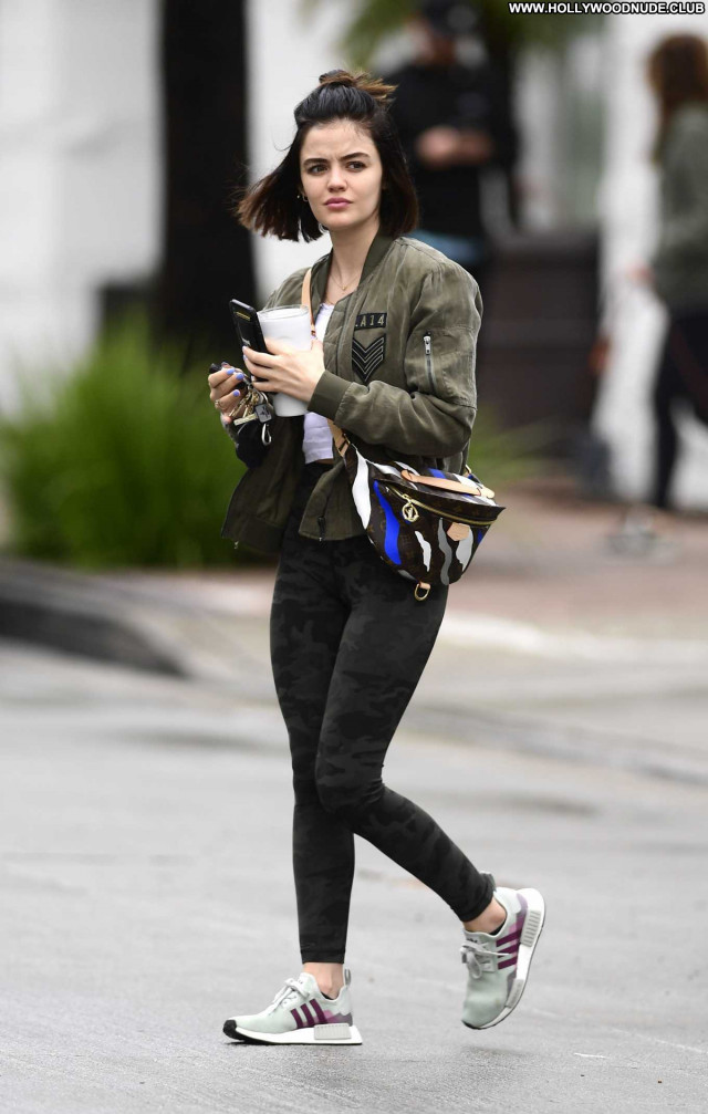 Lucy Hale Los Angeles Celebrity Babe Posing Hot Paparazzi Beautiful