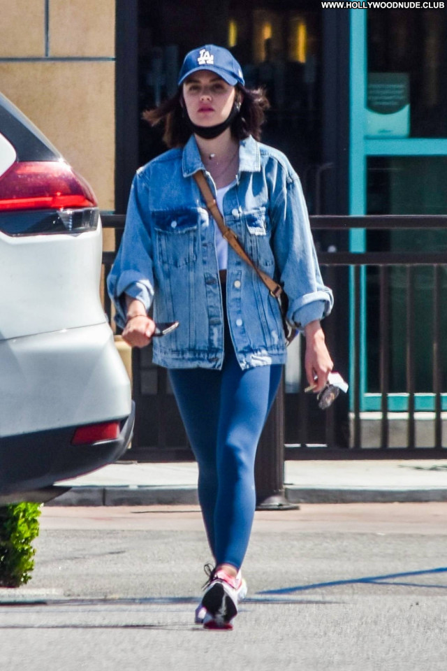 Lucy Hale Los Angeles Celebrity Beautiful Paparazzi Posing Hot Babe