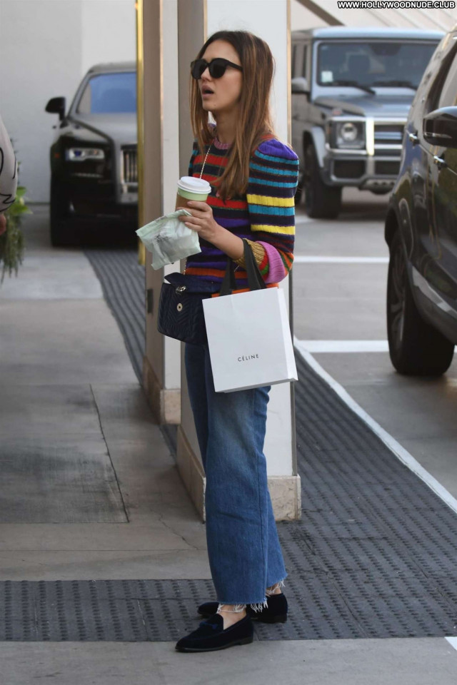 Jessica Alba Beverly Hills Shopping Beautiful Celebrity Paparazzi